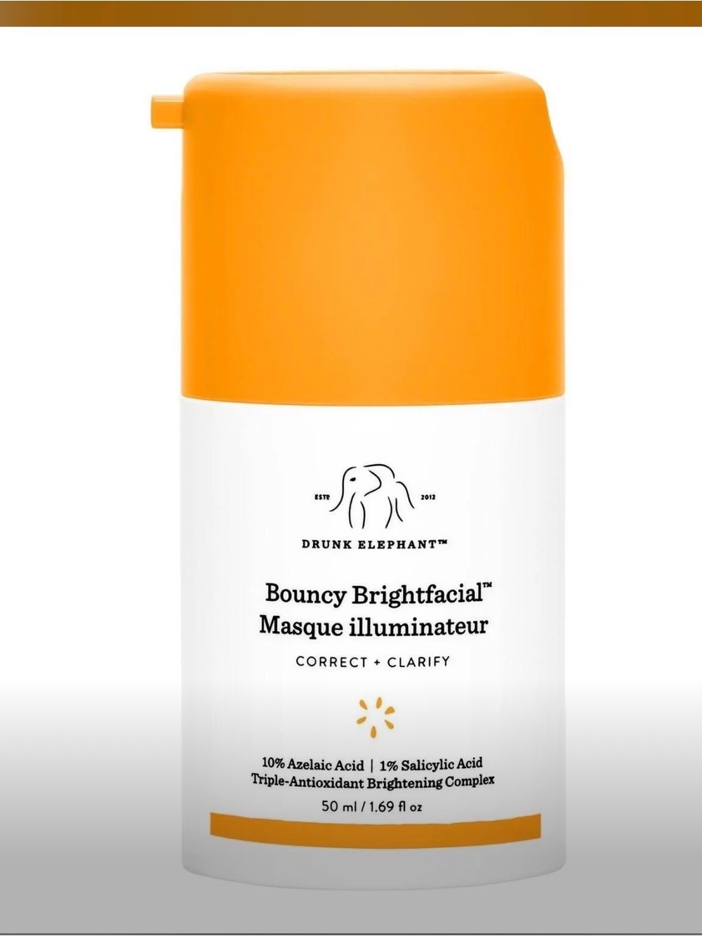 Drunk Elephant Bouncy Brightfacial Mask — 50 ml